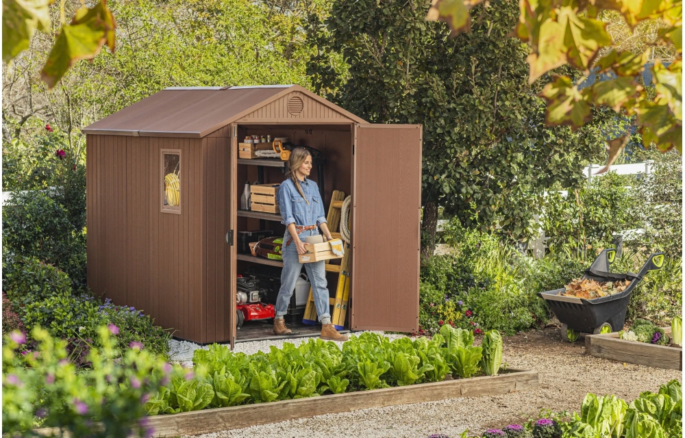 Поступление на склад пластиковых сараев Keter