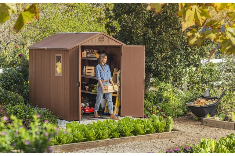 Поступление на склад пластиковых сараев Keter