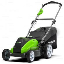 Аккумуляторная газонокосилка Greenworks G40LM45K4 Аккумуляторная газонокосилка Greenworks G40LM45K4
