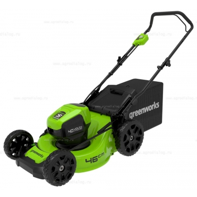 Аккумуляторная газонокосилка Greenworks GD40LM46HPK4 Аккумуляторная газонокосилка Greenworks GD40LM46HPK4