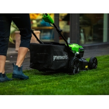 Аккумуляторная газонокосилка Greenworks GD40LM46SP Аккумуляторная газонокосилка Greenworks GD40LM46SP