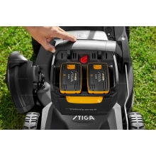 Аккумуляторная газонокосилка Stiga Twinclip 950 SQ AE Аккумуляторная газонокосилка Stiga Twinclip 950 SQ AE