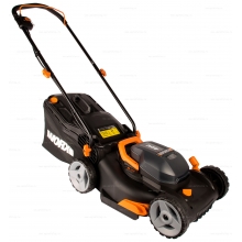 Аккумуляторная газонокосилка Worx WG743E Аккумуляторная газонокосилка Worx WG743E