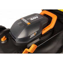 Аккумуляторная газонокосилка Worx WG743E Аккумуляторная газонокосилка Worx WG743E