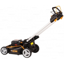 Аккумуляторная газонокосилка Worx WG749E Аккумуляторная газонокосилка Worx WG749E