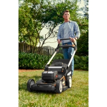 Аккумуляторная газонокосилка Worx WG749E Аккумуляторная газонокосилка Worx WG749E