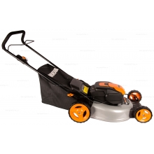 Аккумуляторная газонокосилка Worx WG751E Аккумуляторная газонокосилка Worx WG751E