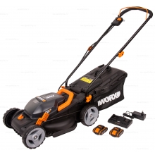 Аккумуляторная газонокосилка Worx WP770E Аккумуляторная газонокосилка Worx WP770E