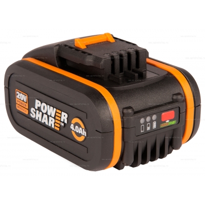 Аккумулятор Worx WA3553 20В 4.0 Ач Аккумулятор Worx WA3553 20В 4.0 Ач