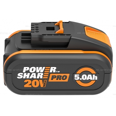 Аккумулятор Worx WA3570 20В 5.0 Ач Аккумулятор Worx WA3570 20В 5.0 Ач