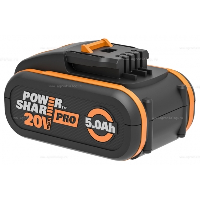 Аккумулятор Worx WA3570 20В 5.0 Ач Аккумулятор Worx WA3570 20В 5.0 Ач