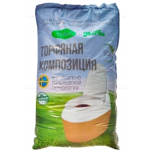 Торфяная композиция Piteco для компостирующих биотуалетов (50 литров)