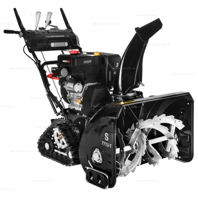 Гусеничный бензиновый снегоуборщик Hyundai S 7713-T Гусеничный бензиновый снегоуборщик Hyundai S 7713-T