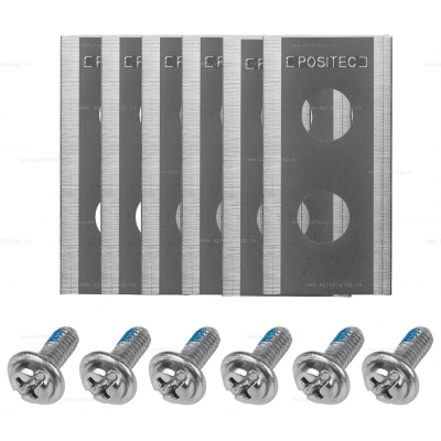 Комплект двухсторонних ножей Worx WA0789 (6 шт.) Комплект двухсторонних ножей Worx WA0789 (6 шт.)