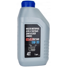 Масло для 4-х тактных двигателей синтетическое EVOline SAE 5W-30, 1 литр Масло для 4-х тактных двигателей синтетическое EVOline SAE 5W-30, 1 литр