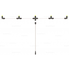 Распылительная штанга c пятью форсунками Marolex R05MR60SK (120 см.) Распылительная штанга c пятью форсунками Marolex R05MR60SK (120 см.)