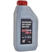 Масло для 4-х тактных двигателей полусинтетическое EVOline SAE 10W-40, 1 литр Масло для 4-х тактных двигателей полусинтетическое EVOline SAE 10W-40, 1 литр