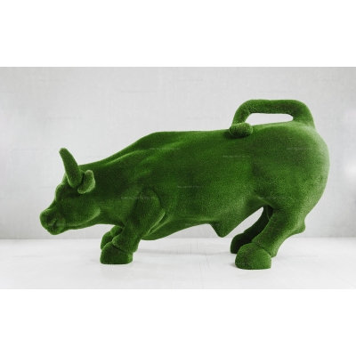 Садовая фигура из искусственной травы «Бык» Садовая фигура из искусственной травы «Бык»