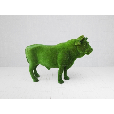 Садовая фигура из искусственной травы «Бык племенной» Садовая фигура из искусственной травы «Бык племенной»