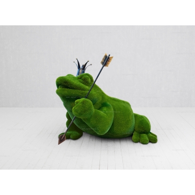 Садовая фигура из искусственной травы «Царевна-лягушка» Садовая фигура из искусственной травы «Царевна-лягушка»