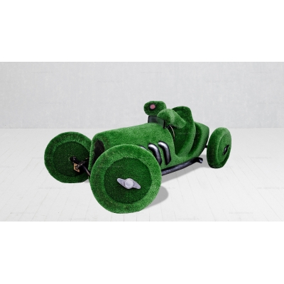 Садовая фигура из искусственной травы «Черепаха в гоночном болиде» Садовая фигура из искусственной травы «Черепаха в гоночном болиде»