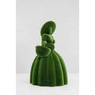 Садовая фигура из искусственной травы «Дама с цветочной корзиной» Садовая фигура из искусственной травы «Дама с цветочной корзиной»