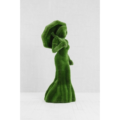 Садовая фигура из искусственной травы «Дама с зонтом» Садовая фигура из искусственной травы «Дама с зонтом»