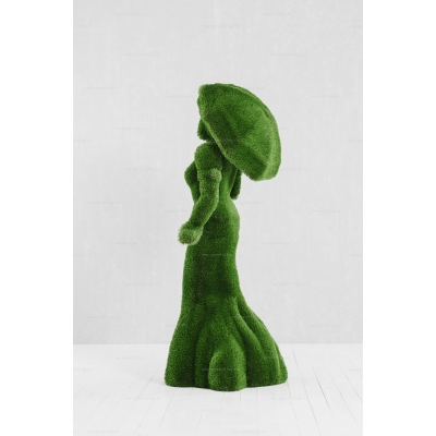 Садовая фигура из искусственной травы «Дама с зонтом» Садовая фигура из искусственной травы «Дама с зонтом»