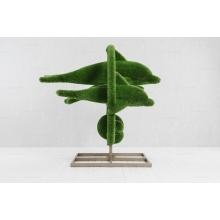 Садовая фигура из искусственной травы «Дельфины» Садовая фигура из искусственной травы «Дельфины»