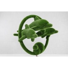 Садовая фигура из искусственной травы «Дельфины» Садовая фигура из искусственной травы «Дельфины»