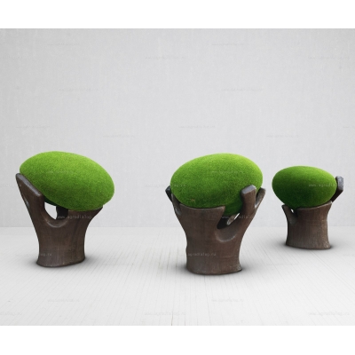 Садовая фигура из искусственной травы «Дерево с яйцом динозавра» Садовая фигура из искусственной травы «Дерево с яйцом динозавра»