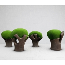 Садовая фигура из искусственной травы «Дерево с яйцом динозавра» Садовая фигура из искусственной травы «Дерево с яйцом динозавра»