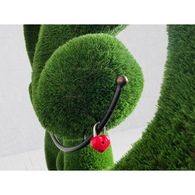 Садовая фигура из искусственной травы «Дерево счастья» Садовая фигура из искусственной травы «Дерево счастья»