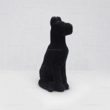 Садовая фигура из искусственной травы «Дог черный» Садовая фигура из искусственной травы «Дог черный»