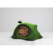 Садовая фигура из искусственной травы «Домик хоббита»