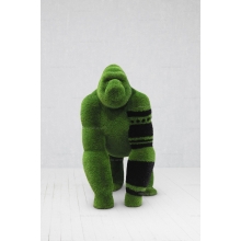 Садовая фигура из искусственной травы «Горилла: микс черного и зеленого газона» Садовая фигура из искусственной травы «Горилла: микс черного и зеленого газона»