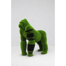 Садовая фигура из искусственной травы «Горилла: микс черного и зеленого газона» Садовая фигура из искусственной травы «Горилла: микс черного и зеленого газона»