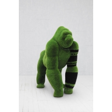 Садовая фигура из искусственной травы «Горилла: микс черного и зеленого газона» Садовая фигура из искусственной травы «Горилла: микс черного и зеленого газона»