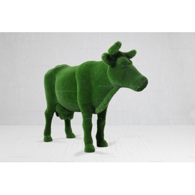 Садовая фигура из искусственной травы «Корова» Садовая фигура из искусственной травы «Корова»