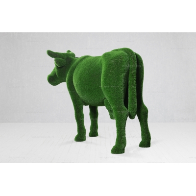 Садовая фигура из искусственной травы «Корова» Садовая фигура из искусственной травы «Корова»