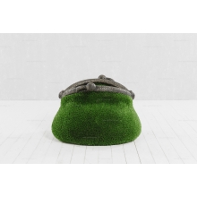 Садовая фигура из искусственной травы «Кошелек» Садовая фигура из искусственной травы «Кошелек»