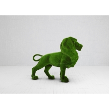 Садовая фигура из искусственной травы «Лев большой»