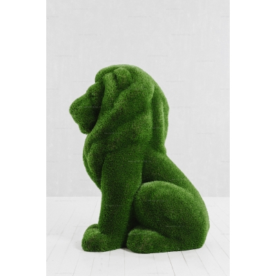 Садовая фигура из искусственной травы «Лев сидячий большой» Садовая фигура из искусственной травы «Лев сидячий большой»