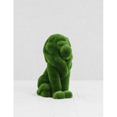 Садовая фигура из искусственной травы «Лев сидячий малый» Садовая фигура из искусственной травы «Лев сидячий малый»