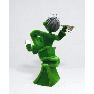 Садовая фигура из искусственной травы «Мальчик с книгой» Садовая фигура из искусственной травы «Мальчик с книгой»