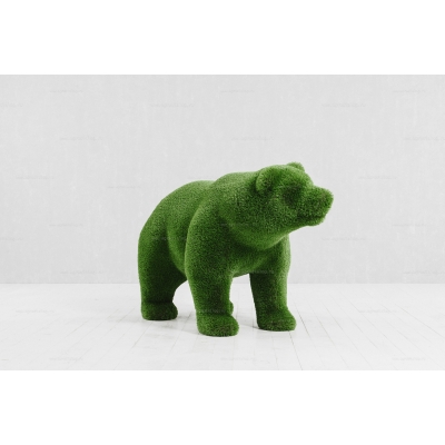 Садовая фигура из искусственной травы «Малый медведь» Садовая фигура из искусственной травы «Малый медведь»