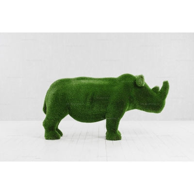 Садовая фигура из искусственной травы «Малый носорог» Садовая фигура из искусственной травы «Малый носорог»