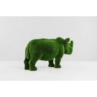 Садовая фигура из искусственной травы «Малый носорог» Садовая фигура из искусственной травы «Малый носорог»