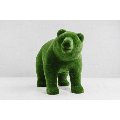 Садовая фигура из искусственной травы «Медведь» Садовая фигура из искусственной травы «Медведь»