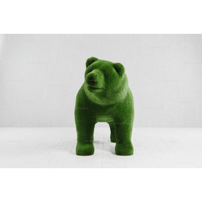 Садовая фигура из искусственной травы «Медведь» Садовая фигура из искусственной травы «Медведь»